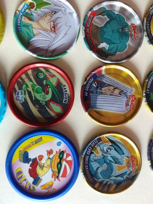 Tazos Duel metálicos otto rollers bollycao matutano