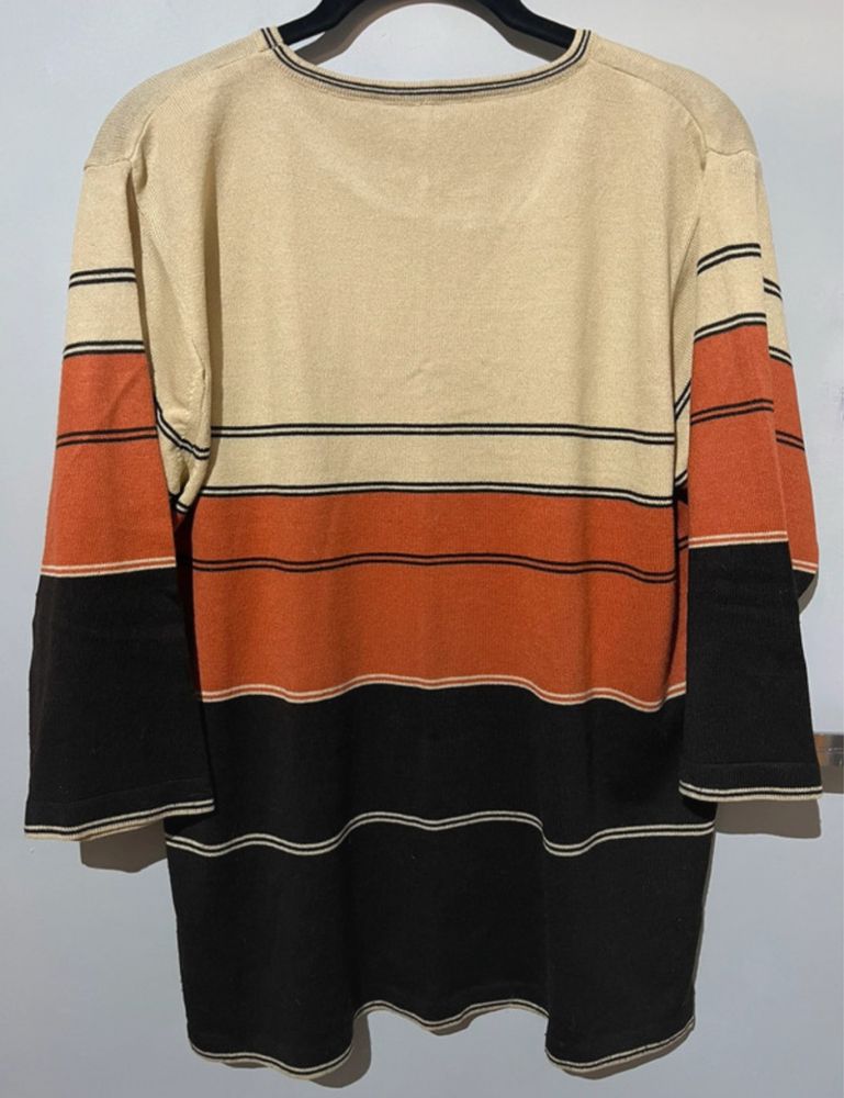 sweter vintage paski