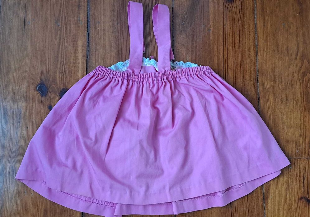 Vestido rosa vintage 3 anos