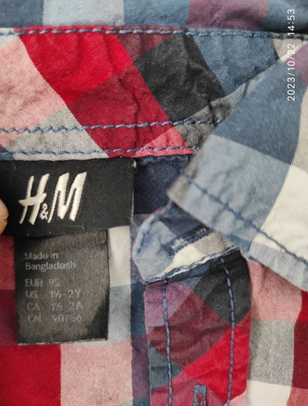 Koszula chłopięca H&M 92  + kamizelka