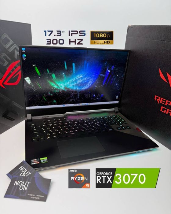 ASUS ROG Strix Scar 17 | Ryzen 9 5900 | RTX 3070 | 32GB / 1TB | 300Гц