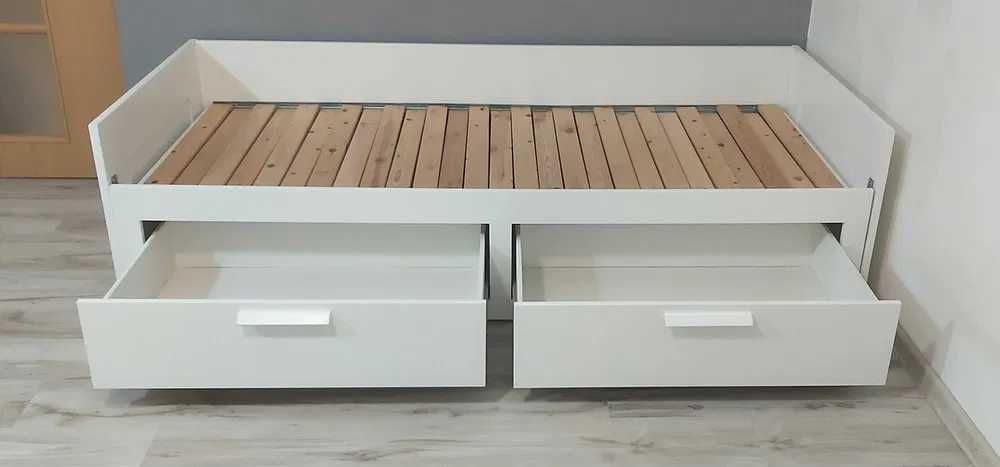 Łóżko leżanka rozsuwane IKEA + jeden materac - możliwa dostawa!