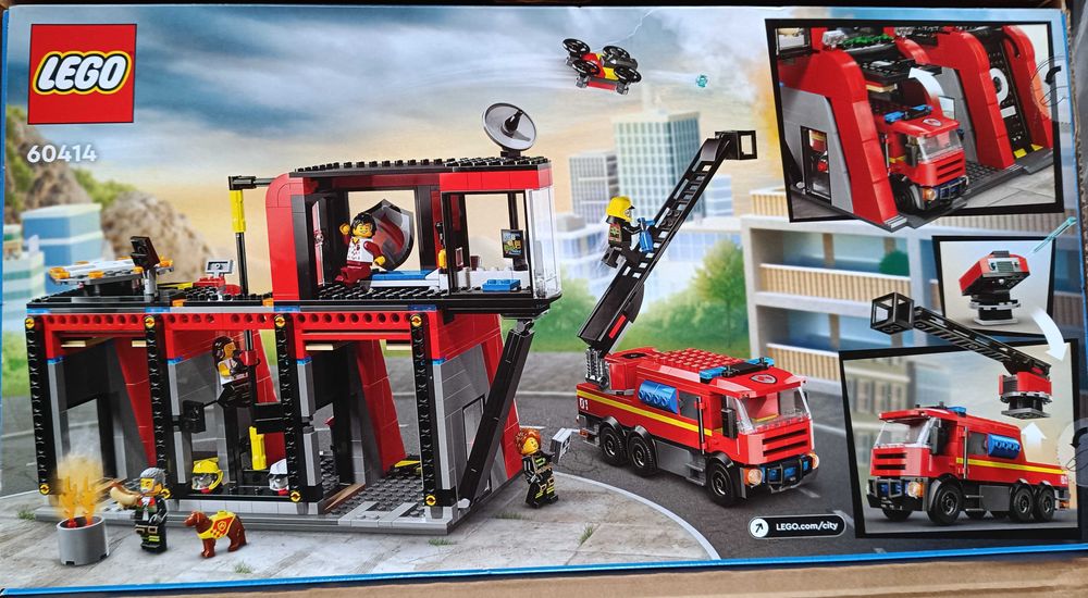 LEGO 60414 - Fire Station with Fire Truck
