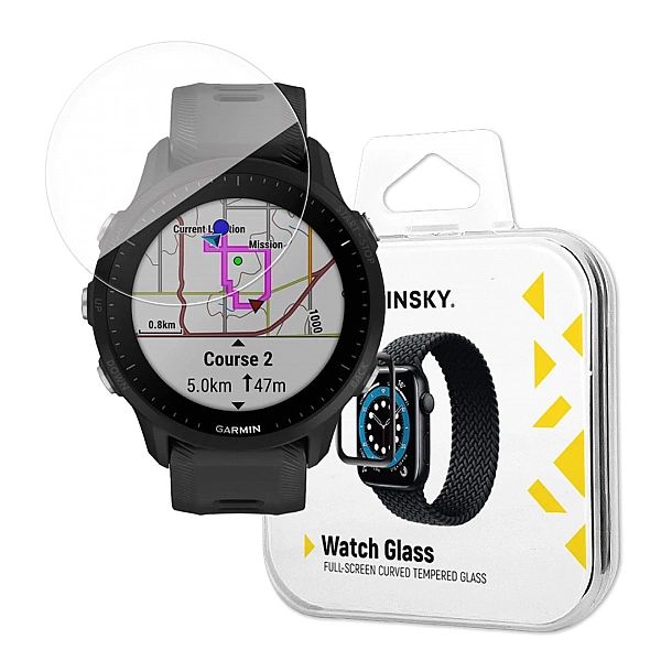 Wozinsky Full Glue Tempered Glass szkło hartowane do Garmin Forerunner