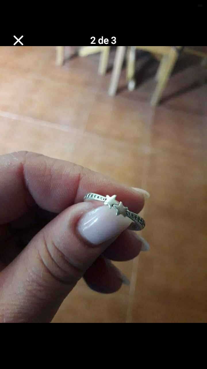 Anel pandora  estrelas