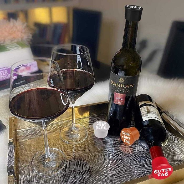 Silikonowe Korki do Wina SURDOCA na prezent Walentynki  s432