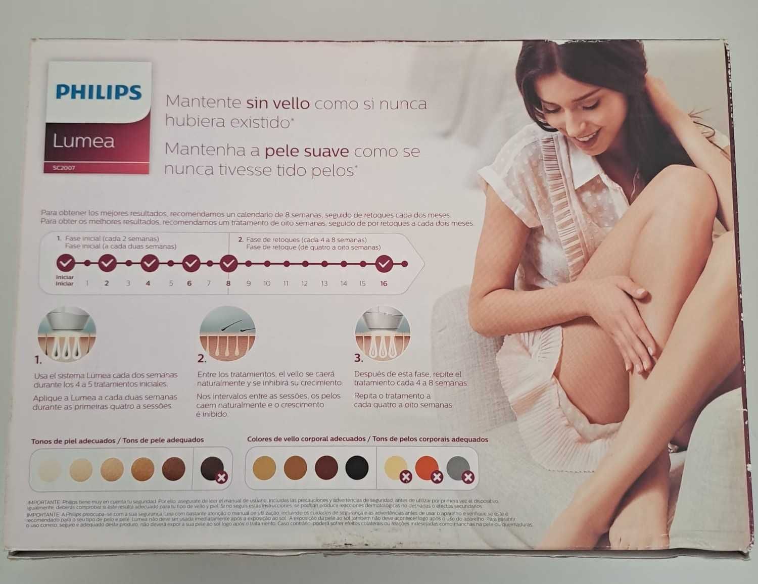 Depiladora Philips Luz Pulsada