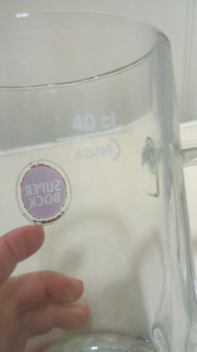 Caneca super bock 40 cl