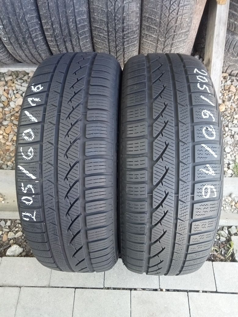 2x Opony Używane 205/60R16 Całoroczne Continental