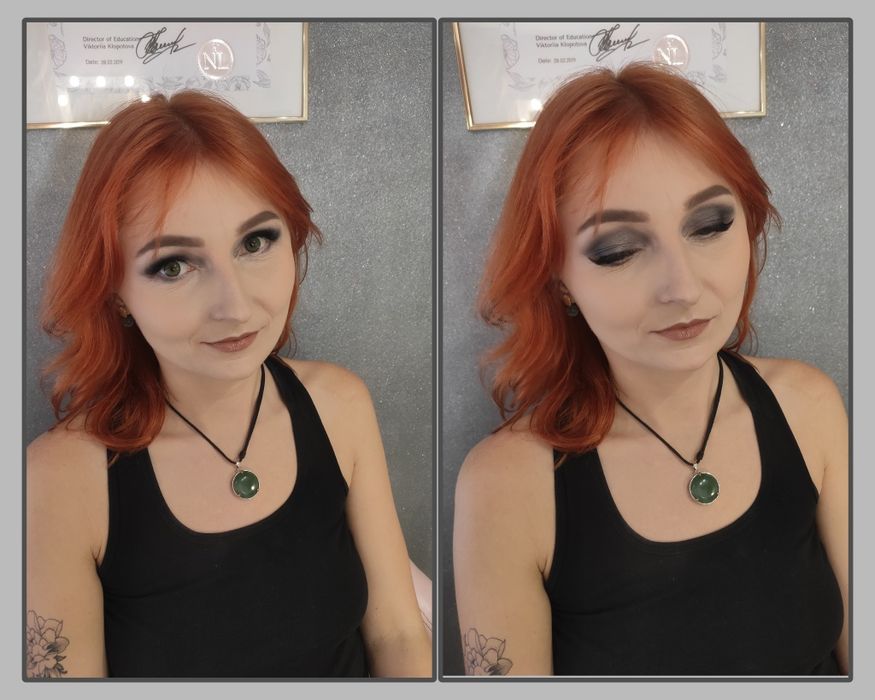 Makijaż , fryzura 2w1