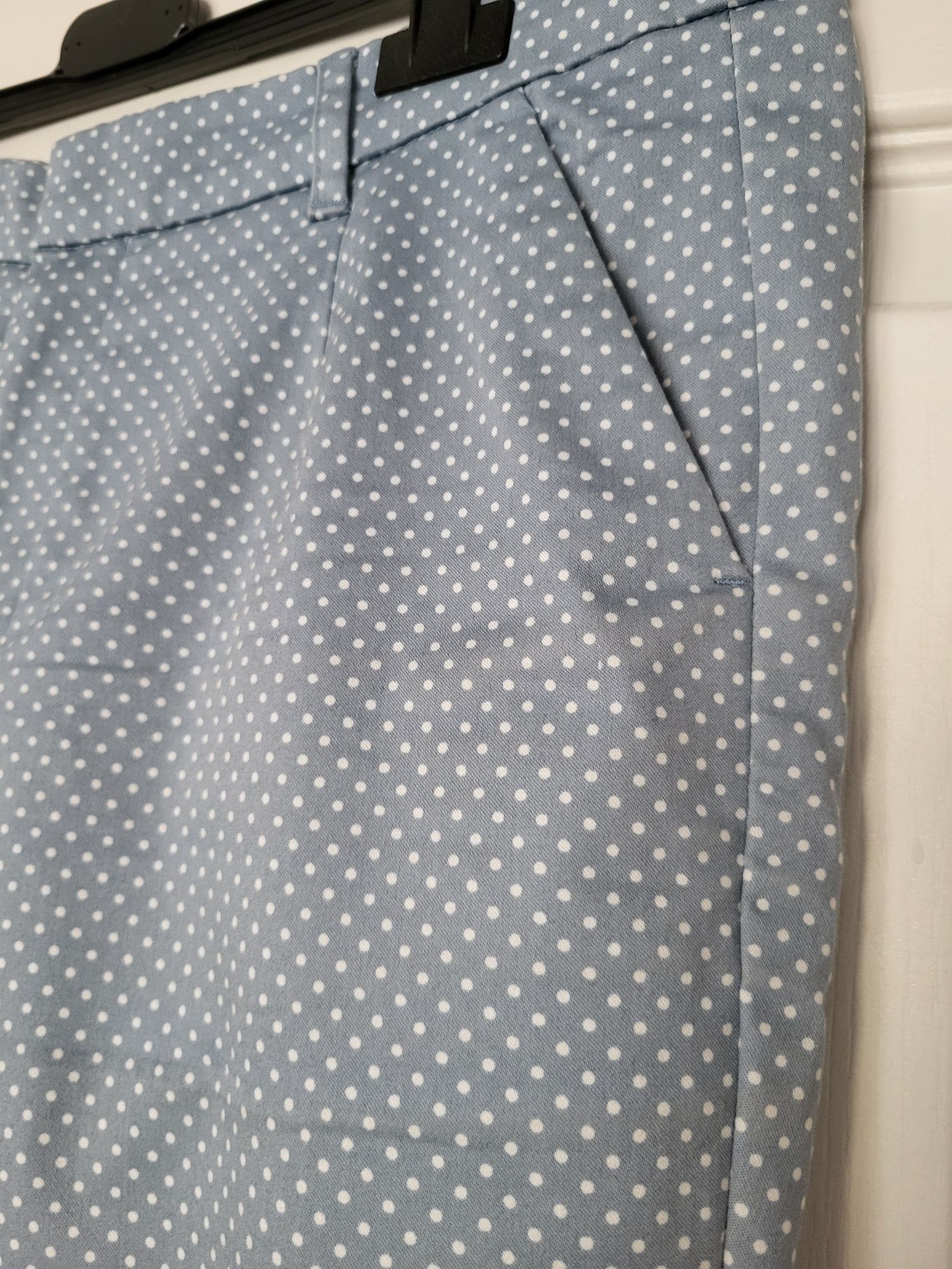 C&A Yessica spodnie 7/8 w groszki jak nowe