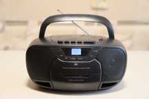 OK.  USB/mp 3/cd/ FM radio/cassete  boombox