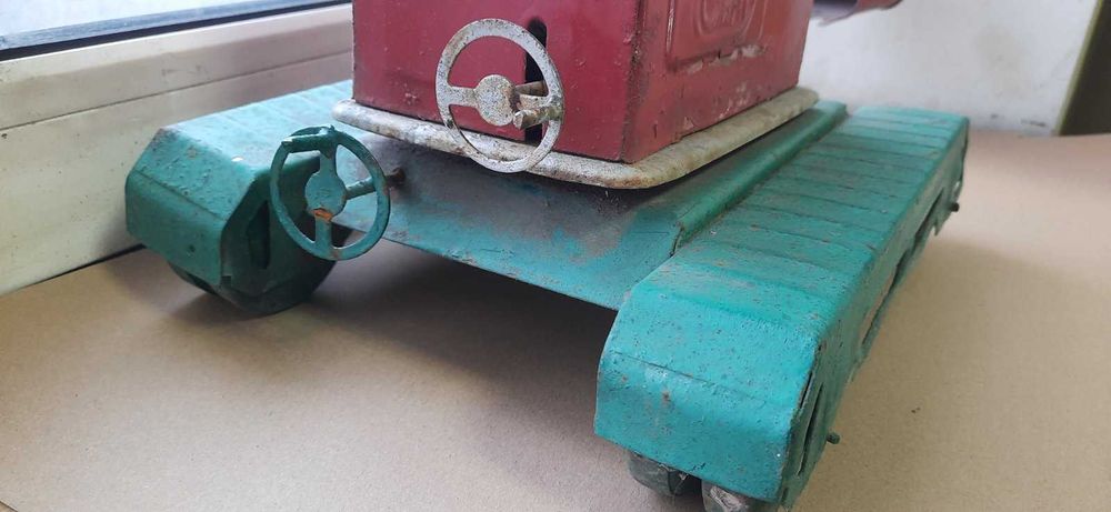 коллекционная металл игрушка СССР - Экскаватор Сим 19-88 длина 50 см