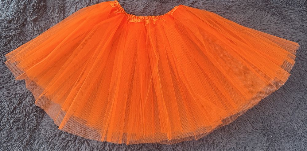 Pomarańczowa spódniczka tiulowa tutu
