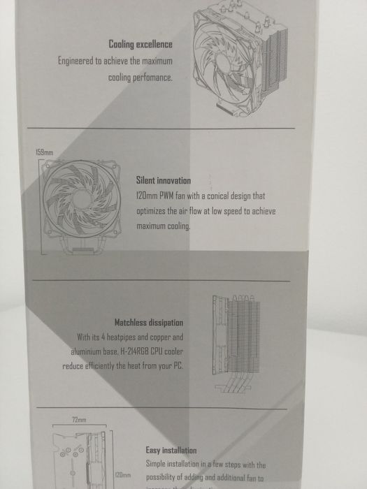 Air cooler dissipador de calor ventoinha intel e amd