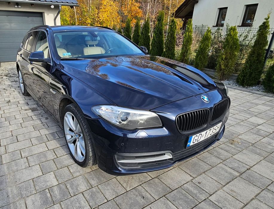 BMW Seria 5 BMW 520d F11• 217 KM • Beżowa skóra • Android 10" • IGLA