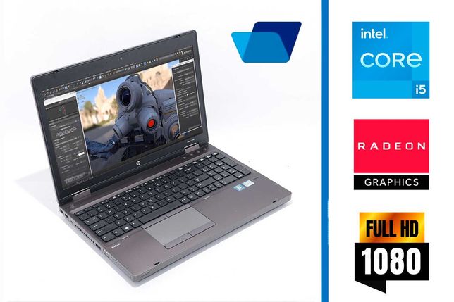 Алюминиевый бизнес-ноутбук HP Probook /Core i5 /Radeon M | Гарантия
