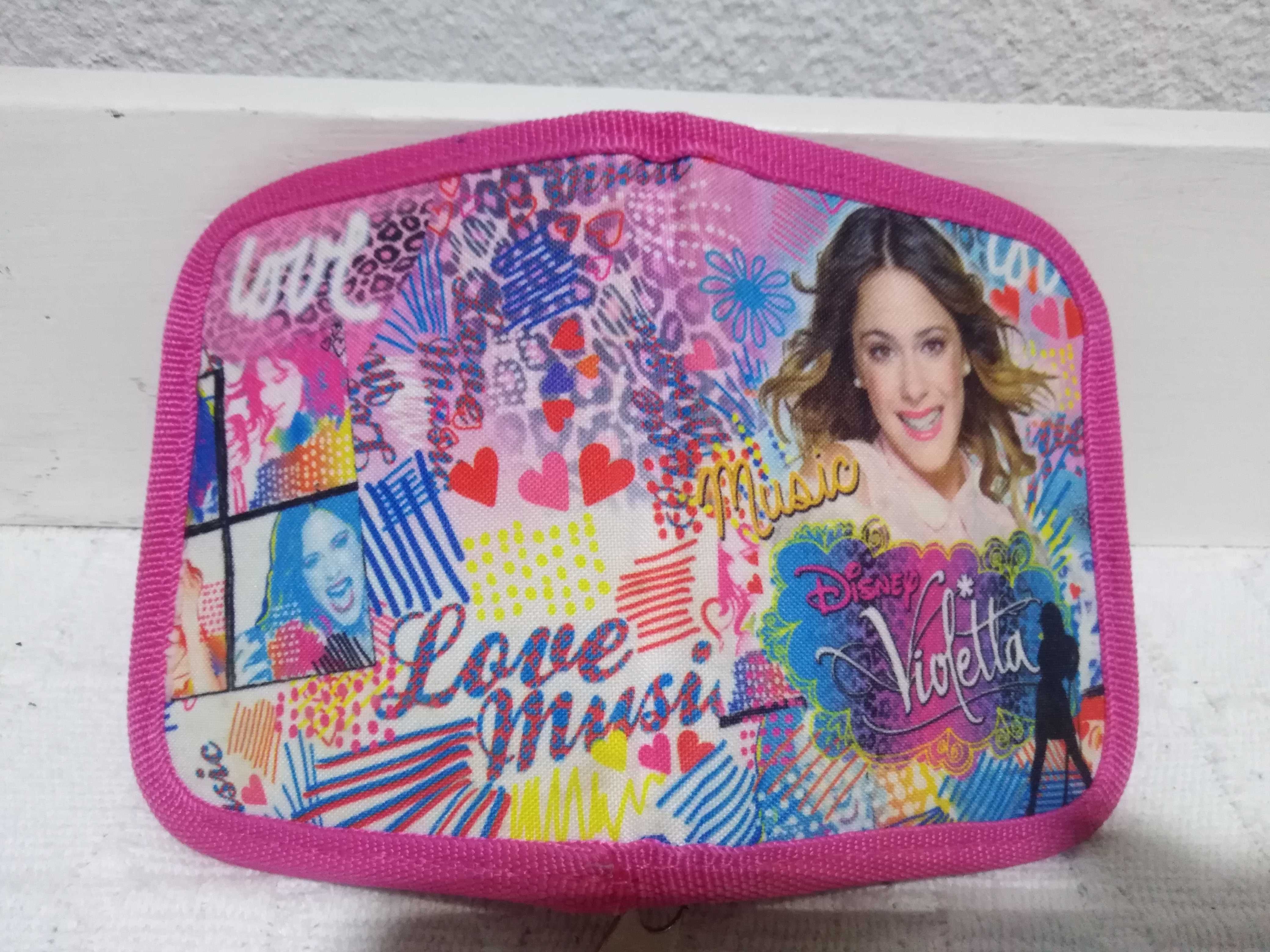 Carteira/Porta-Moedas/Porta-Cartões Disney Violetta