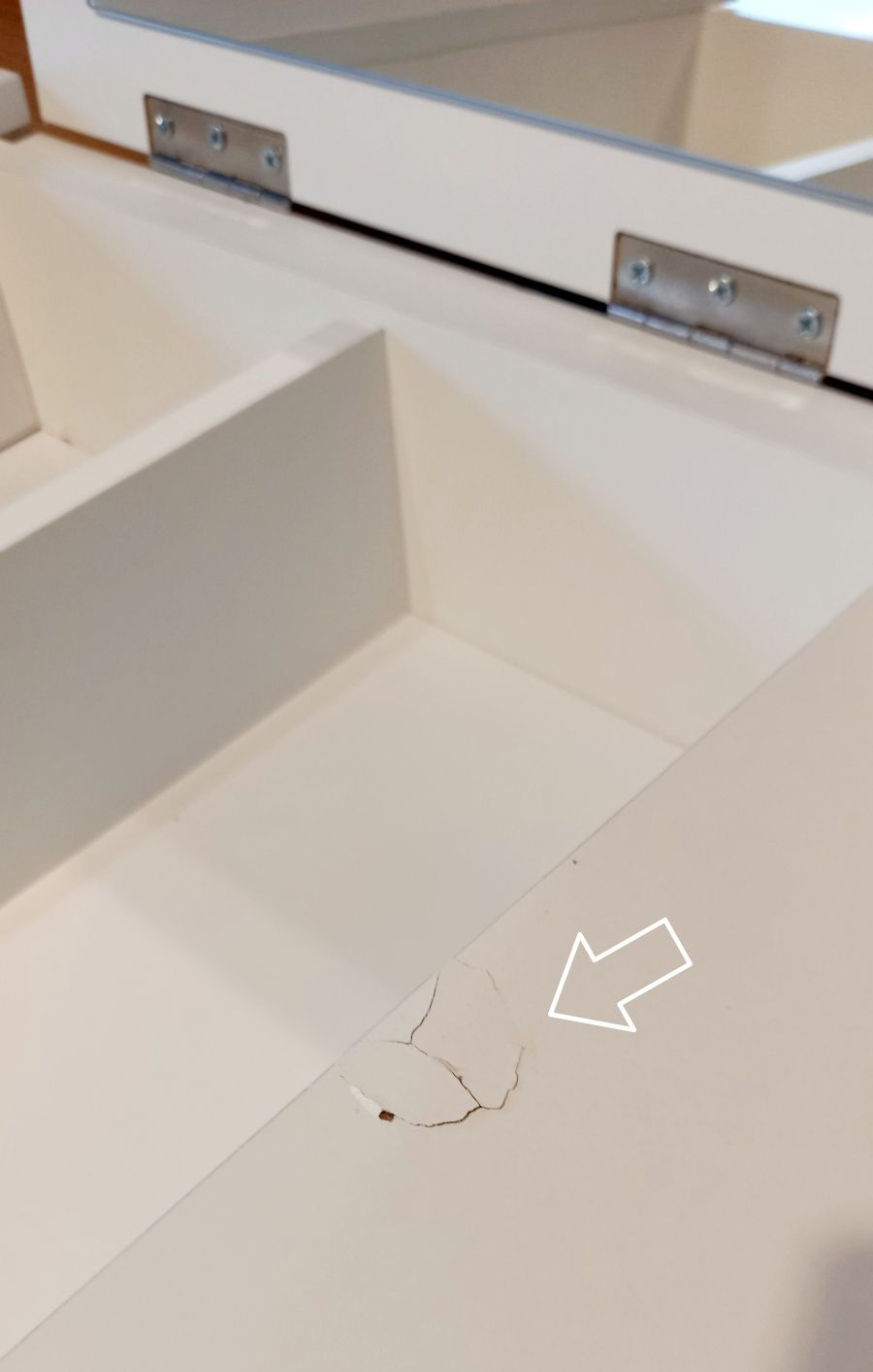 Komplet 2w1 toaletka biała biurko taboret lustro