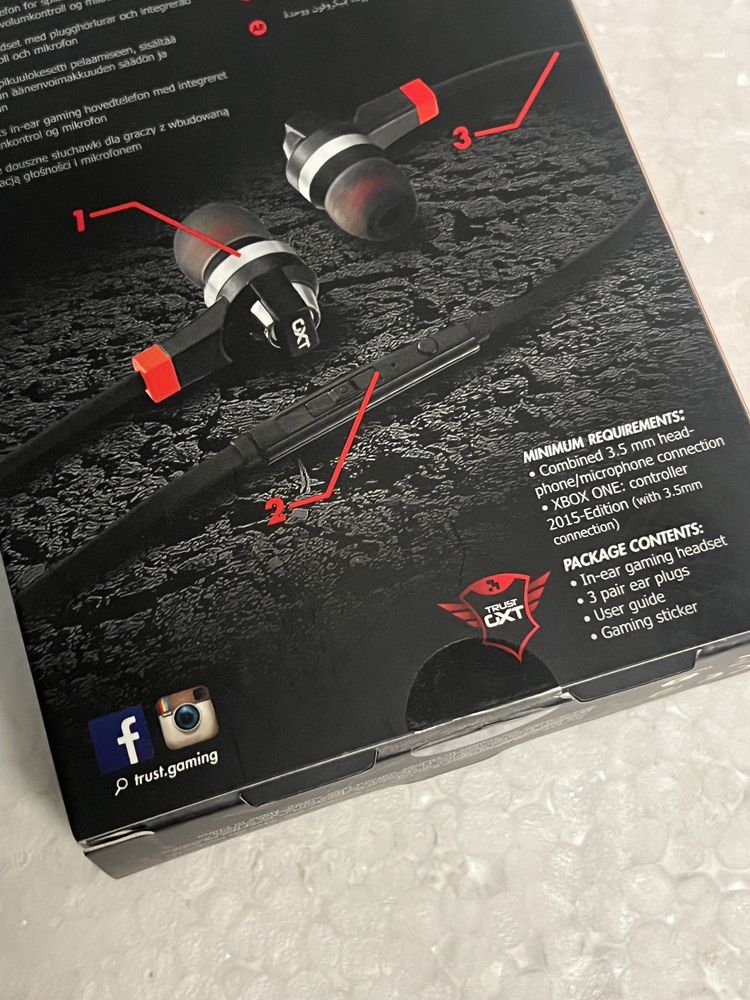 Гарнитура Trust in-ear Gaming Headset GXT308