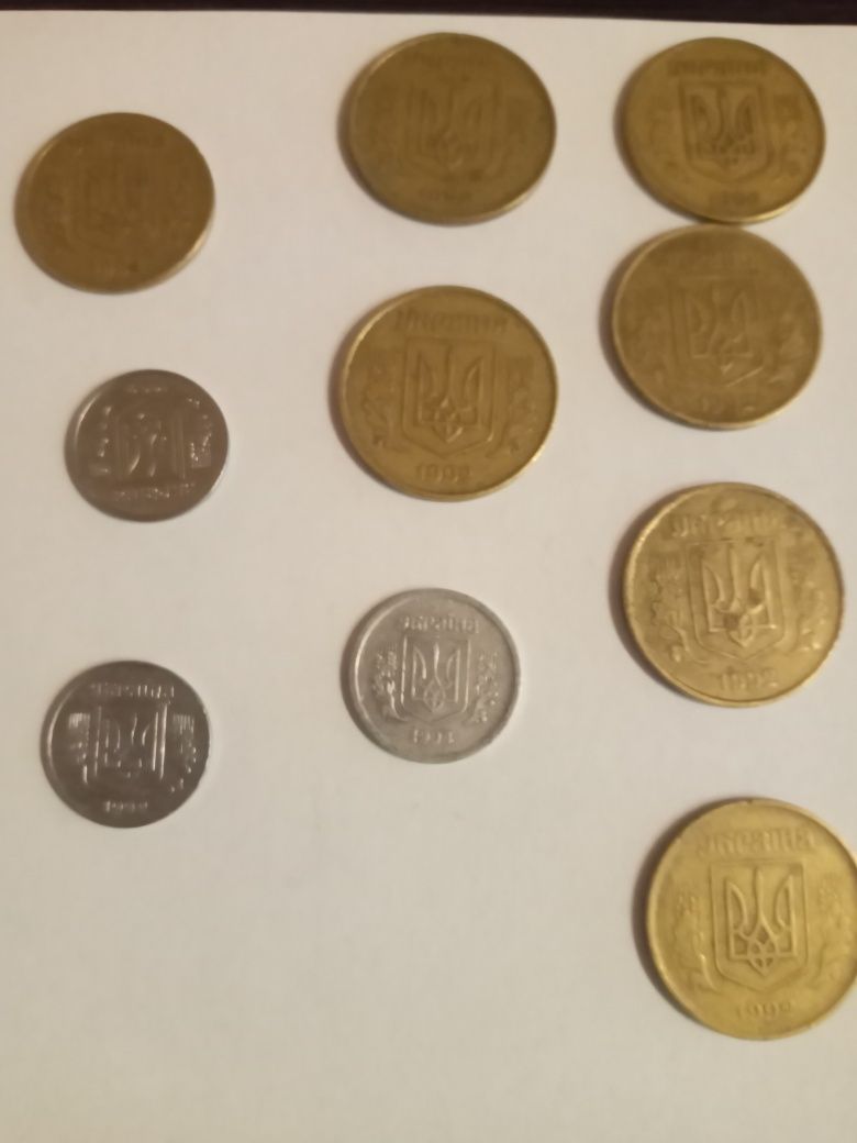 Продам уникальные монеты 1992 года