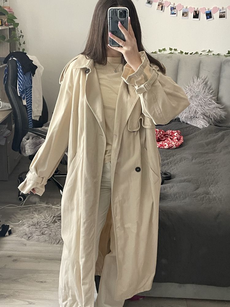 плащ пальто тренч H&M hm