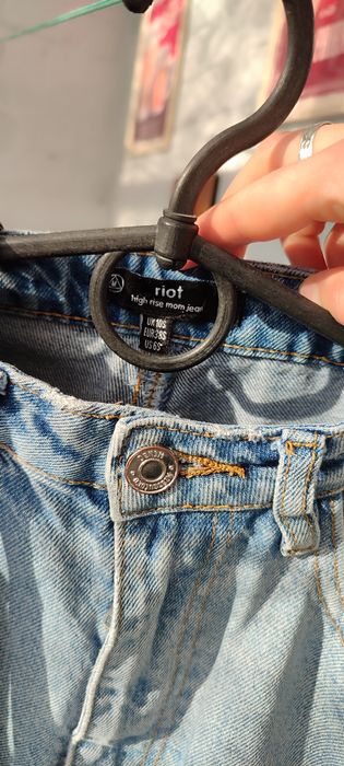 Джинси мом жіночі завищена талія
