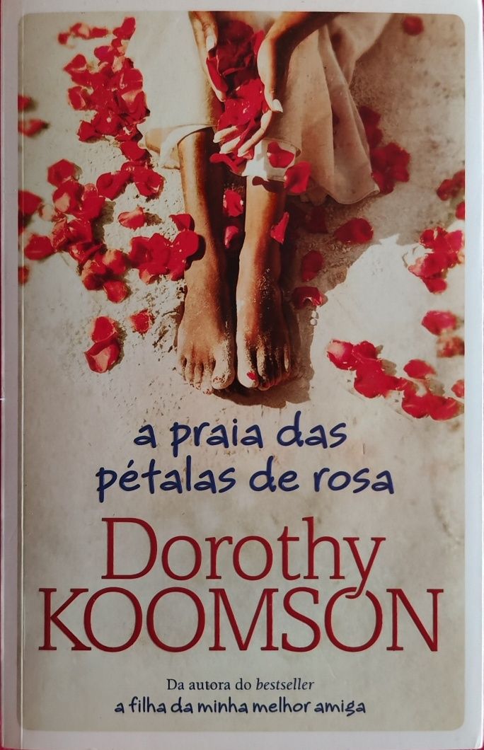 Livro "A praia das pétalas de rosa"