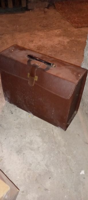 Stara Torba medyczna walizka usztywniana lekarska z PRL