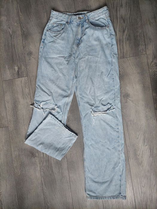 Jeansy Damskie z wysokim stanem na codzień m