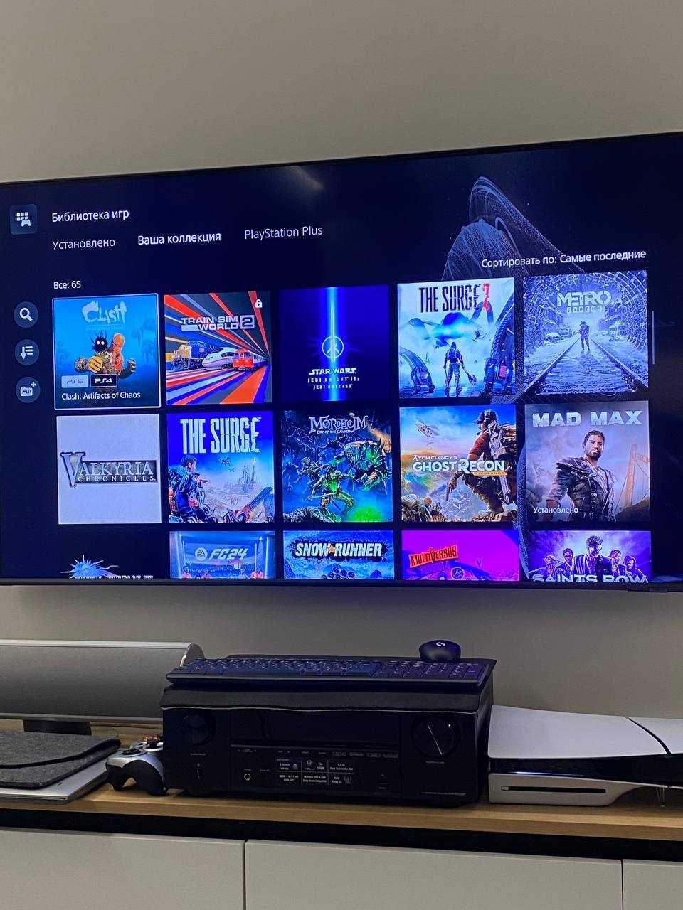 Sony Playstation 5 slim + 62 игры