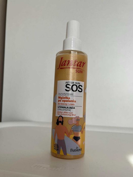 Mgiełka po opalaniu do twarzy i ciała bursztynowa After Sun SOS 200 ml