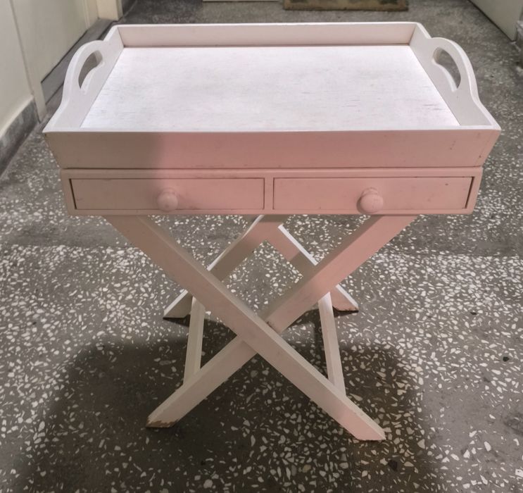 Stolik biały Tchibo