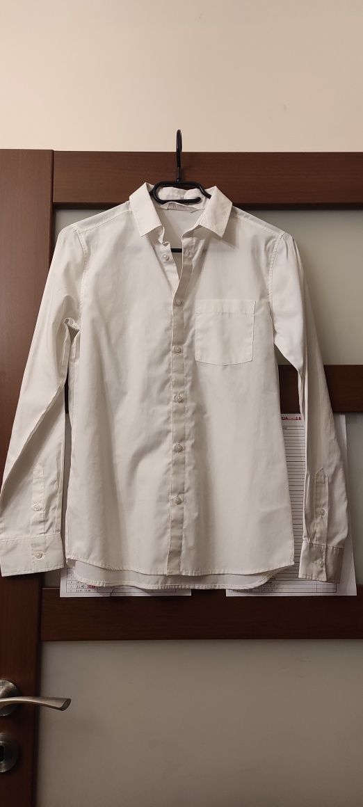 Biała koszula chłopięca  H&M EASY IRON 158