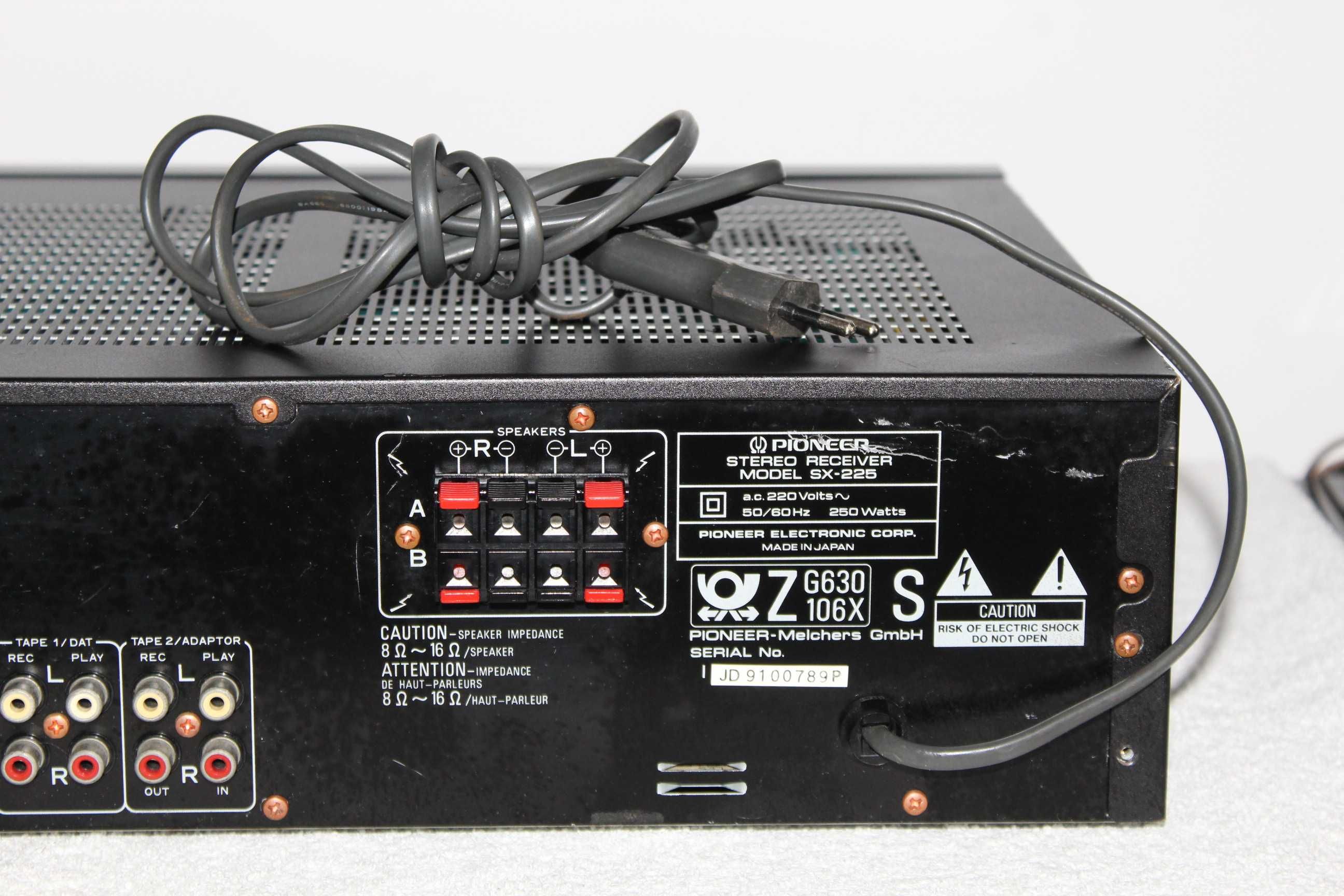 PIONEER SX-225 Amplituner wzmacniacz stereo Made in Japan Wysyłka