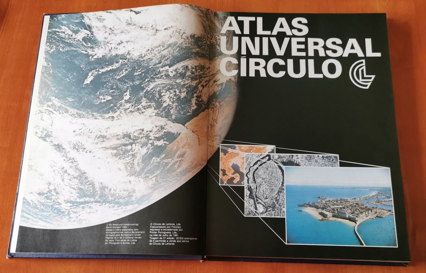 Livro "Atlas Universal Círculo"