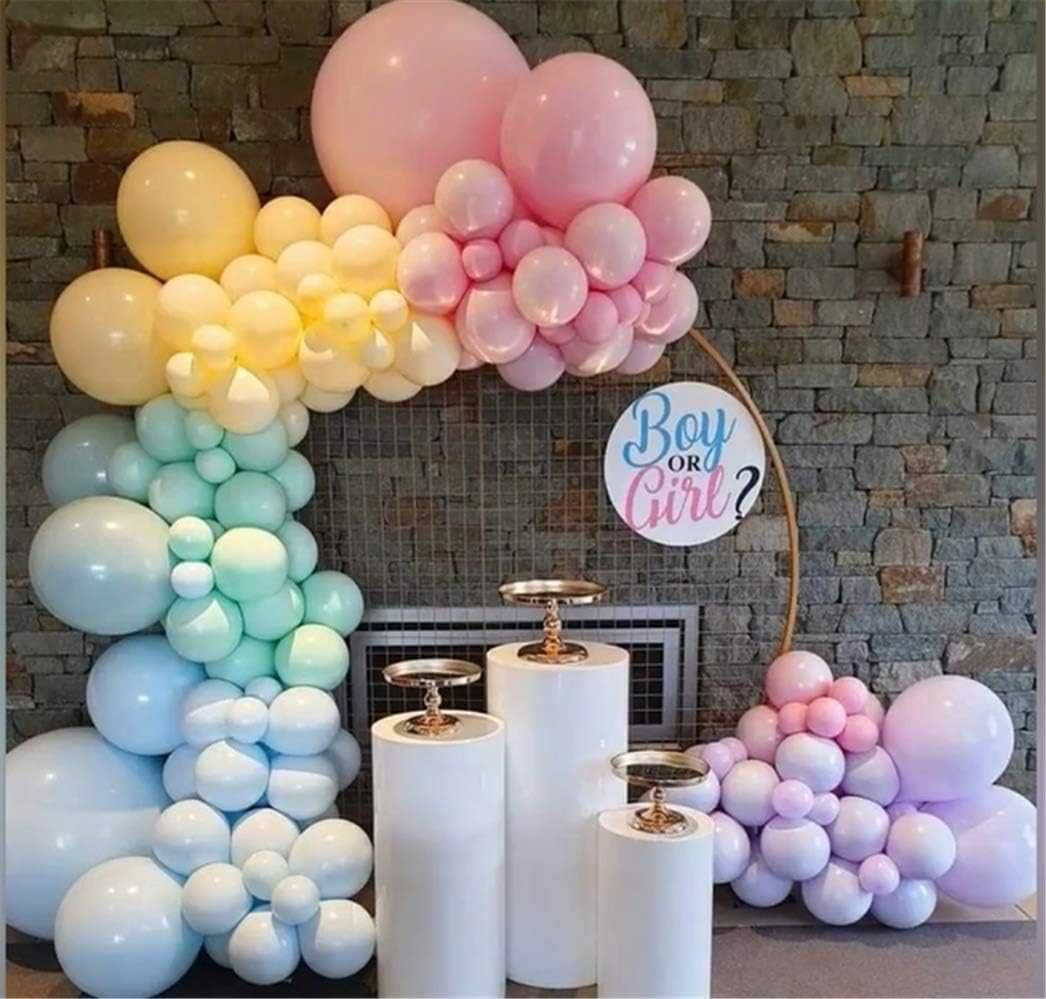 Zestaw 171 Pastelowych Tęczowych Balonów Na Każdą Okazję
