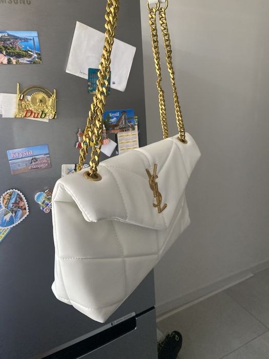 YSL saint laurent torebka skóra naturalna premium