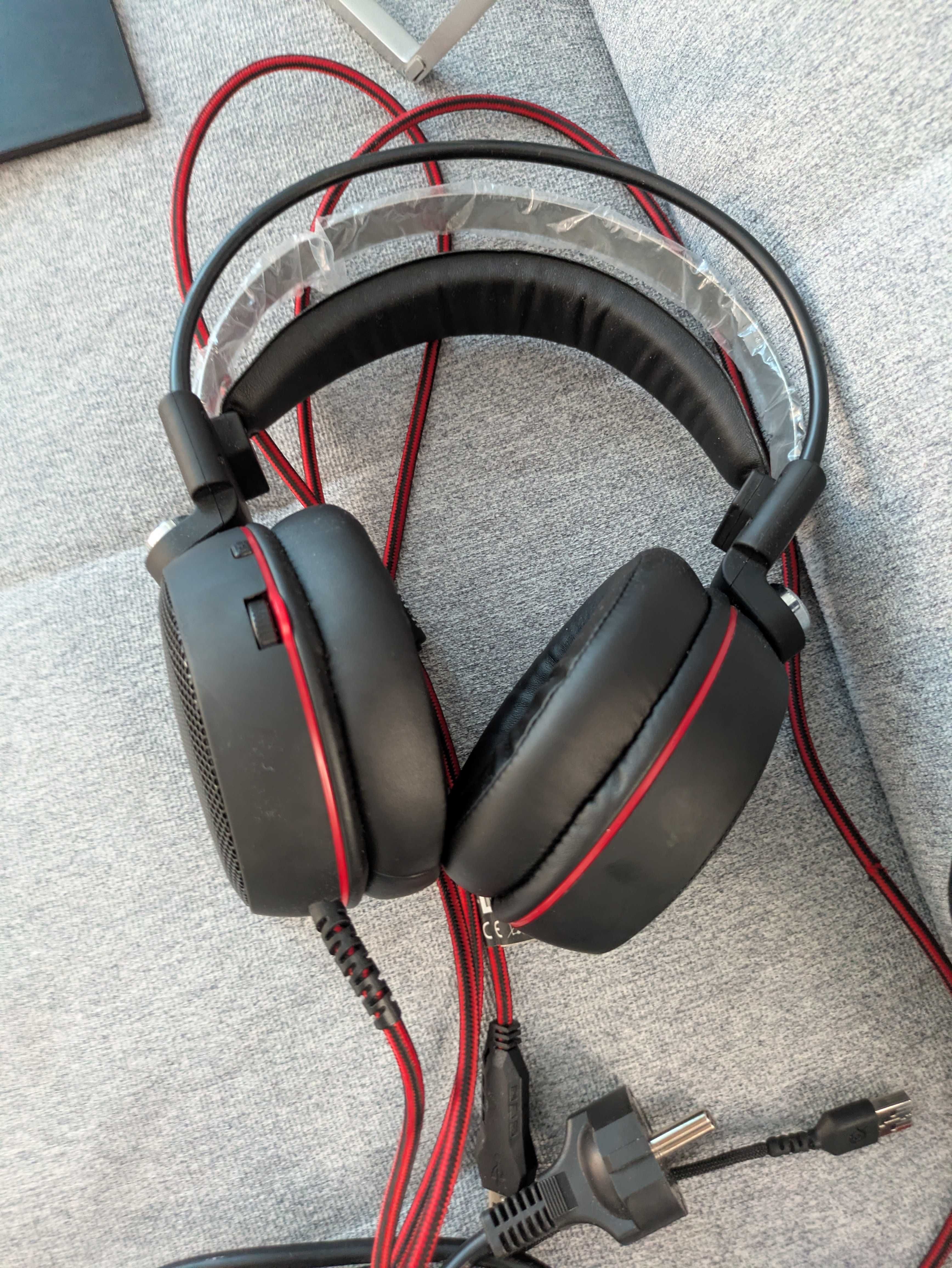 słuchawki Mad dog gamingowe Gh705 stan ideal