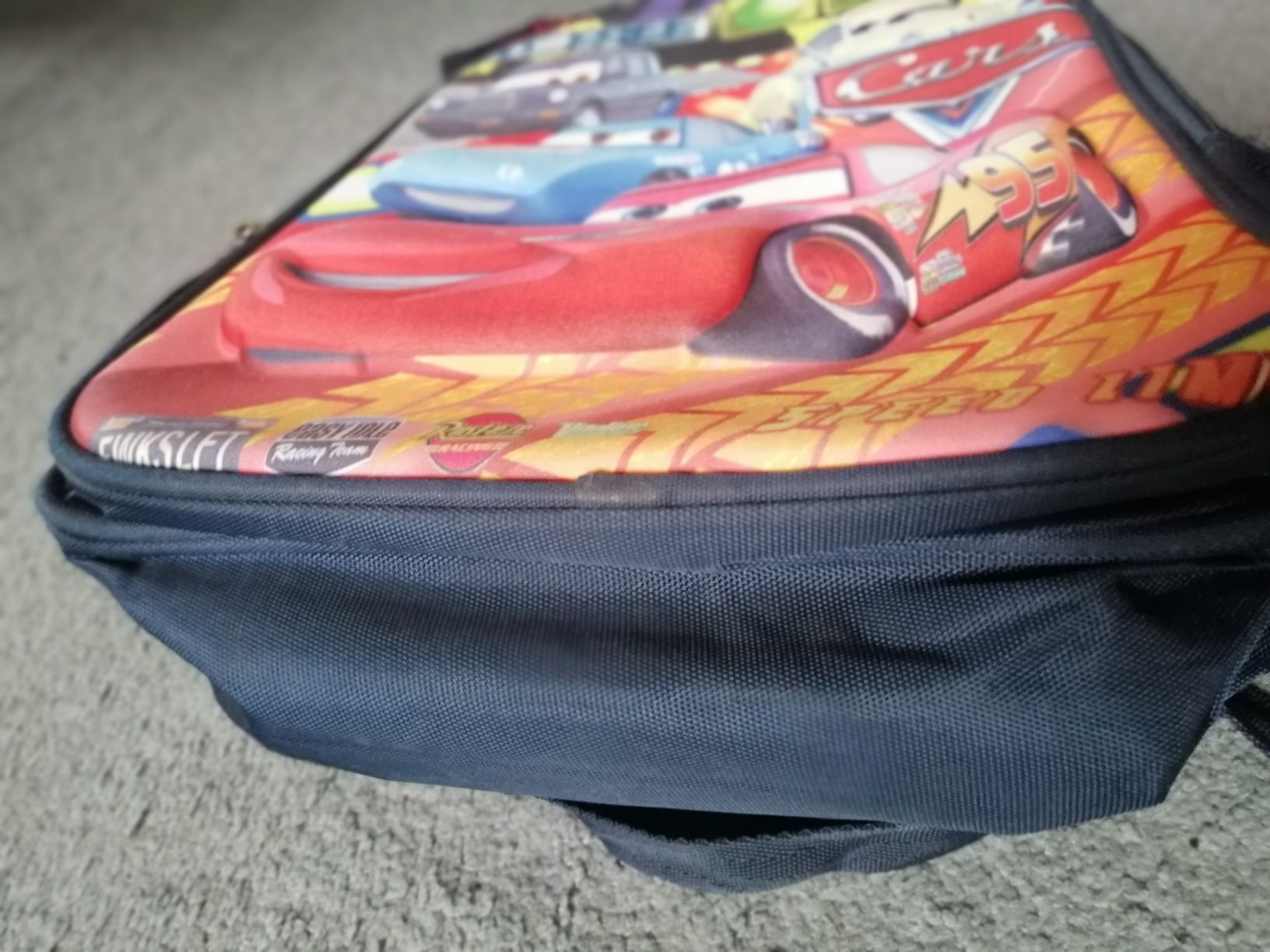 Рюкзак школьный 3D тачки