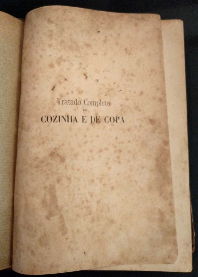 Tratado completo de cozinha e de copa (1ª ed.)-Carlos Bento da Maia