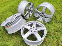STAN IDEALNY 18 cali ALUTEC 5x112 ET38 Audi VW Seat Skoda CZUJNIKI