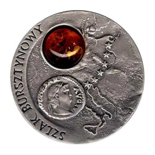 Moneta 20zł z bursztynem 2001r / Komis Krzysiek