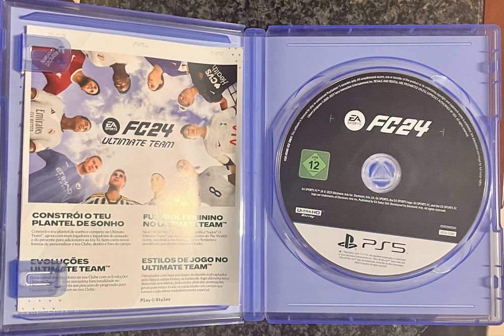 Fifa 24 -PS5 em excelente estado