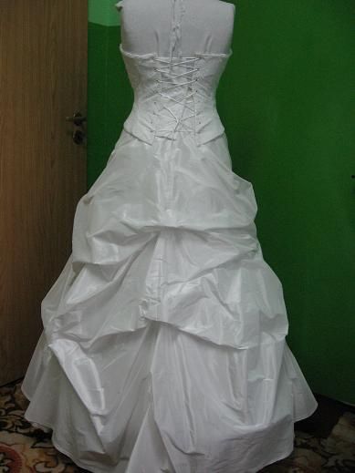 Suknia ślubna biała 2 częściowa r.38
