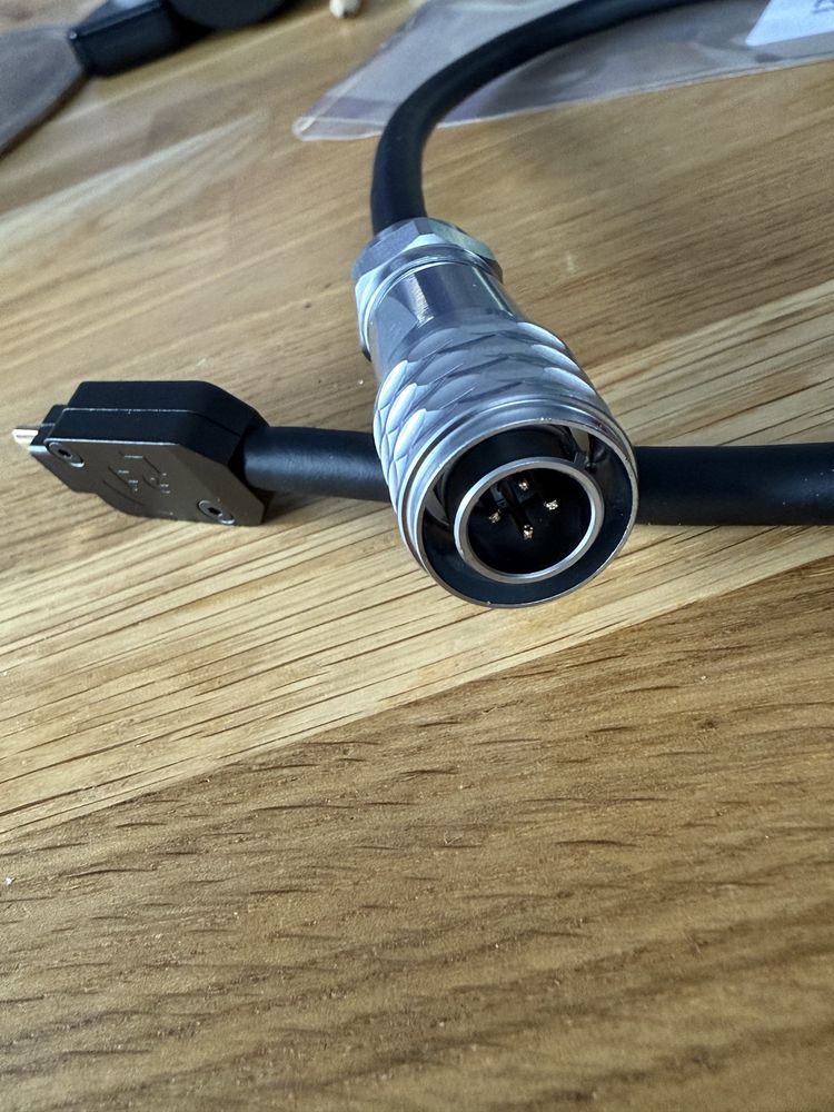 Ferrum Hypsos DC Powering Cable Micro USB mk2 50cm Chord Qutest
