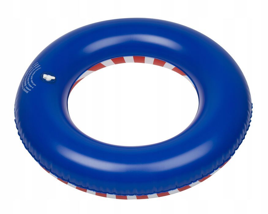 Koło Dmuchane 55Cm Paski Czerwone