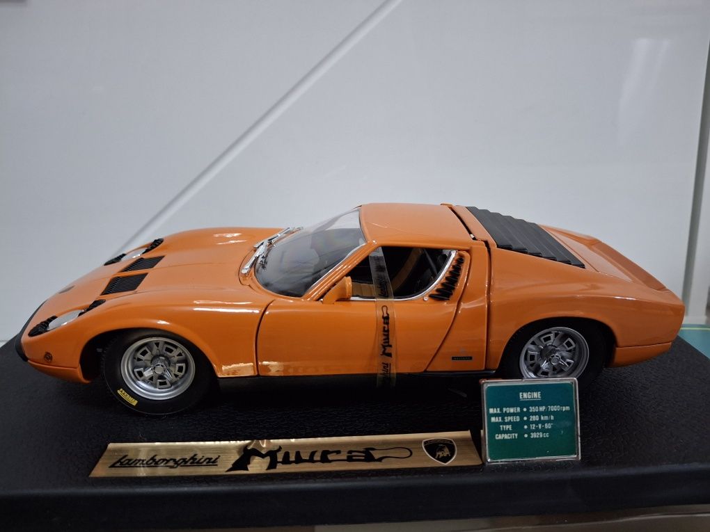 Samochód Kolekcjonerski Lamborghini Miura ANSON 1:18