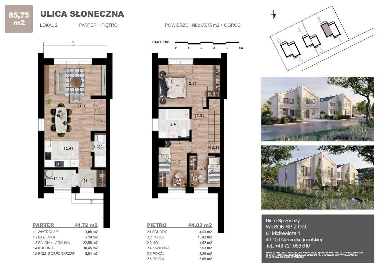 Ostatni dom  Niemodlin Słoneczna 85,75 m2