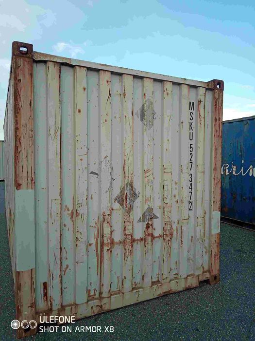 Tanio kontener ze zdjęć 20 DC używany 6 m dł